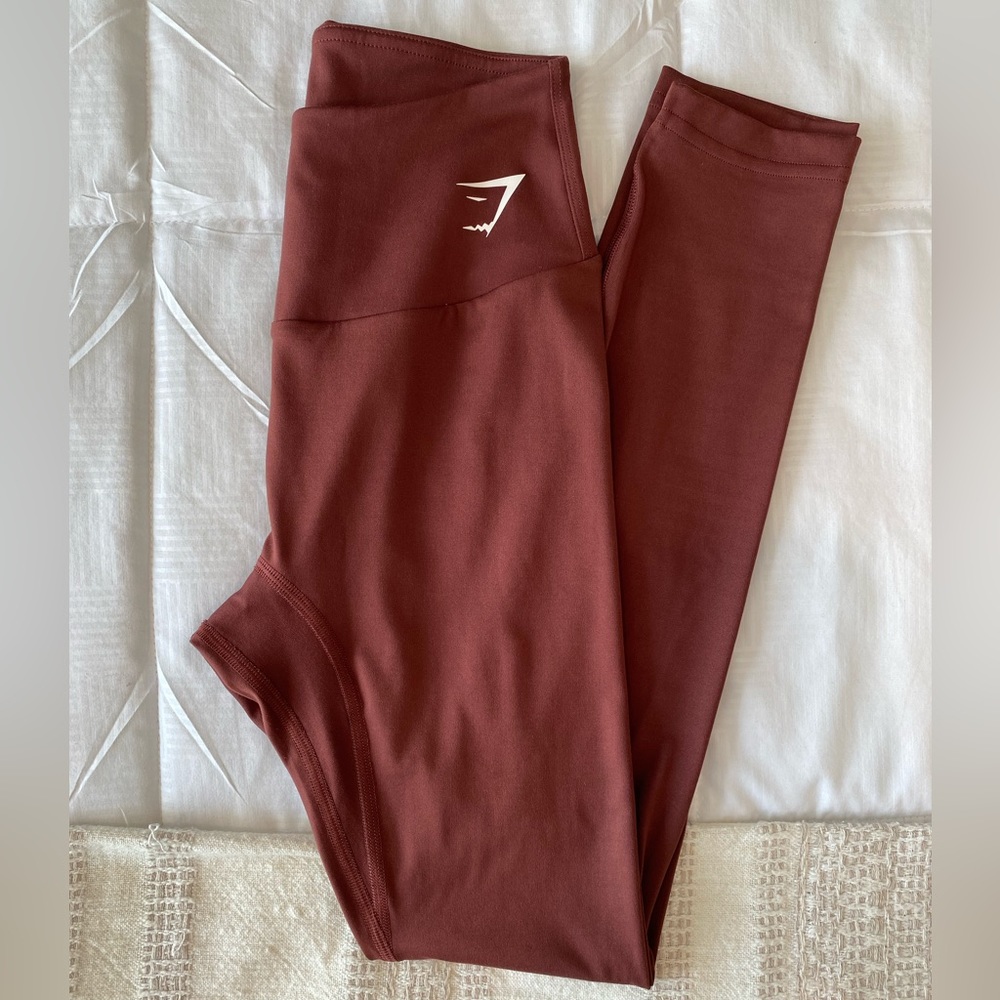 Gymshark Training Leggings in Cherry Brown